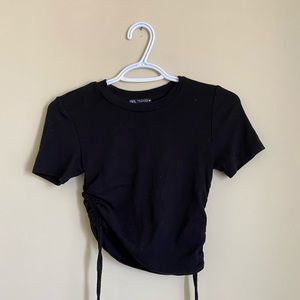 Zara Ruched Crop Top
